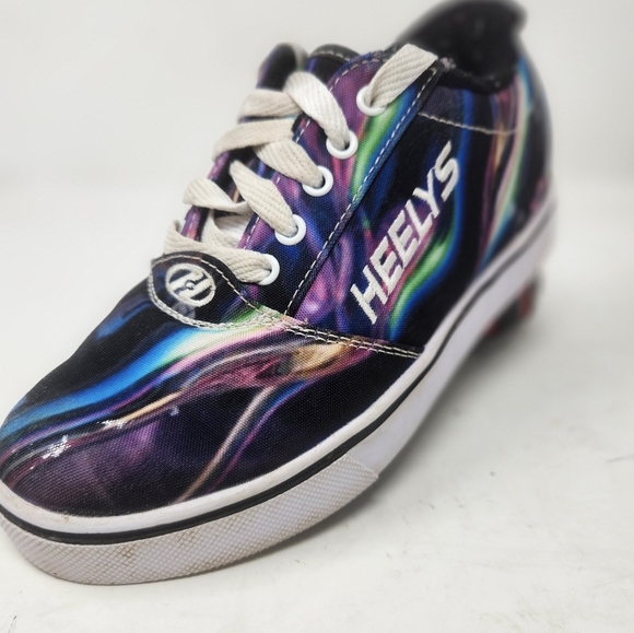 Heelys Multicolor Roller Shoes YOUTH size 4 - Picture 8 of 10
